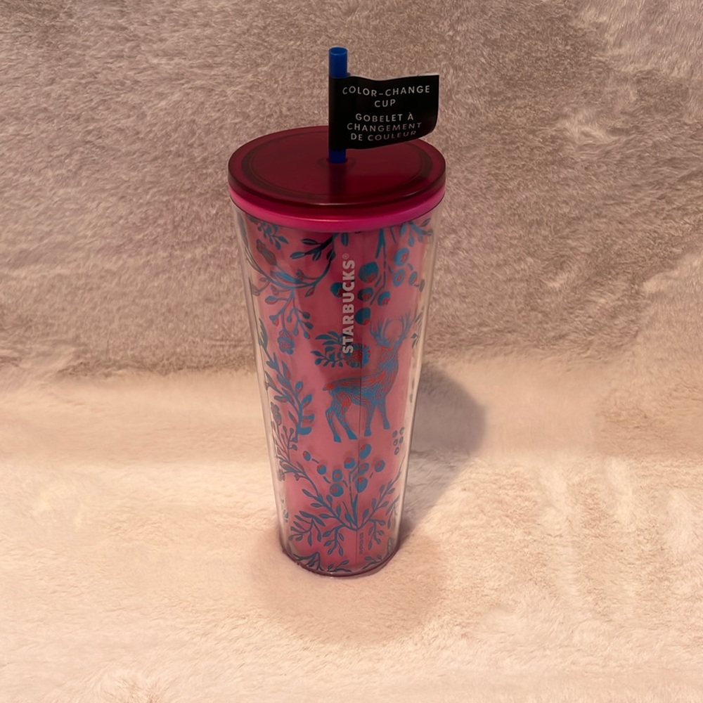 NWT Starbucks Pink Color Change Tumbler